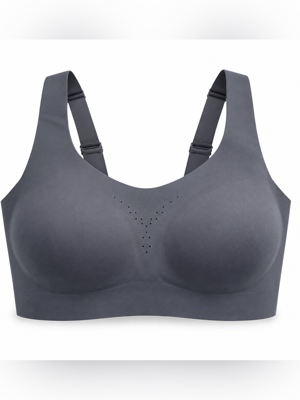 AVIA Charcoal Gray High Support Sports Bra XL D-DD